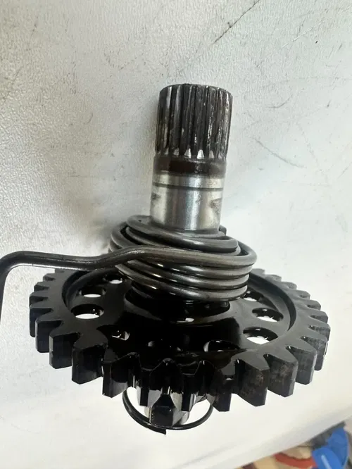 2007 Honda CRF450R Kickstart Starter Spindle Shaft Gear Mechanism OEM Stock CRF