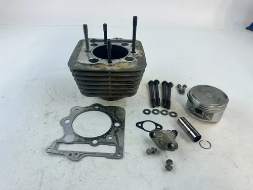 2001 Honda XR400R Top End Cylinder Jug Barrel W/ piston and Cam Chain Tensioner