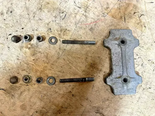1987 Quadzilla Suzuki LT500R Swingarm Axle Chain Adjusting Plate Adjustment 87-9
