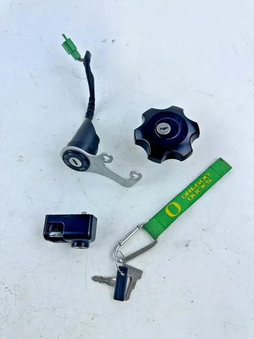 2022 Suzuki DRZ400SM Ignition Gas Cap Helmet Lock Spare key OEM Stock