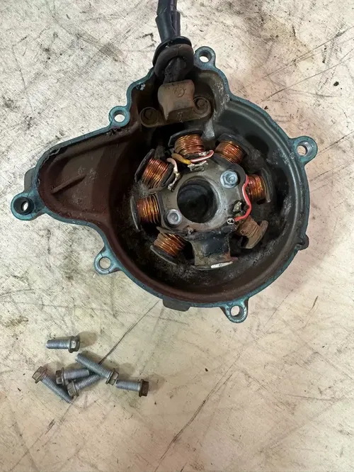 2008 KTM 300 XC Stator Ignition Cover W/Generator Complete
