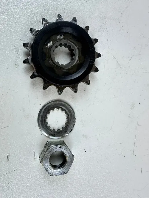 2021 Suzuki DRZ 400SM Front Drive Sprocket With Washer & Nut Low Mile 05-24