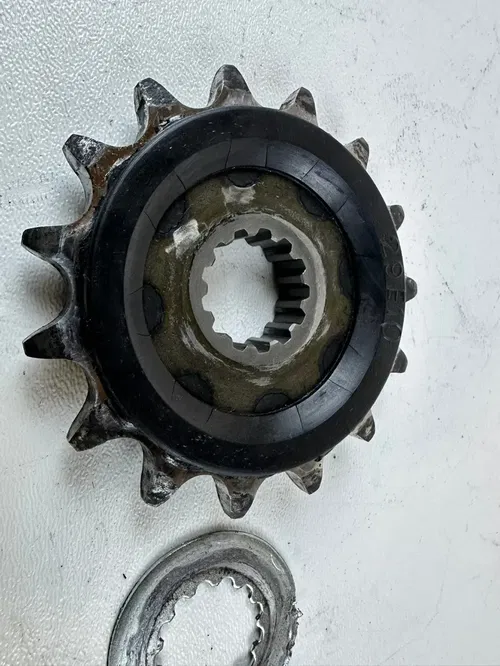 2021 Suzuki DRZ 400SM Front Drive Sprocket With Washer & Nut Low Mile 05-24