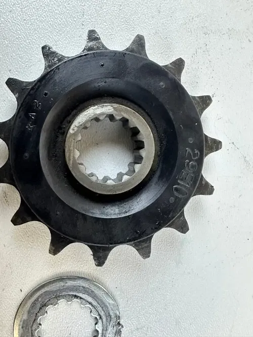 2021 Suzuki DRZ 400SM Front Drive Sprocket With Washer & Nut Low Mile 05-24