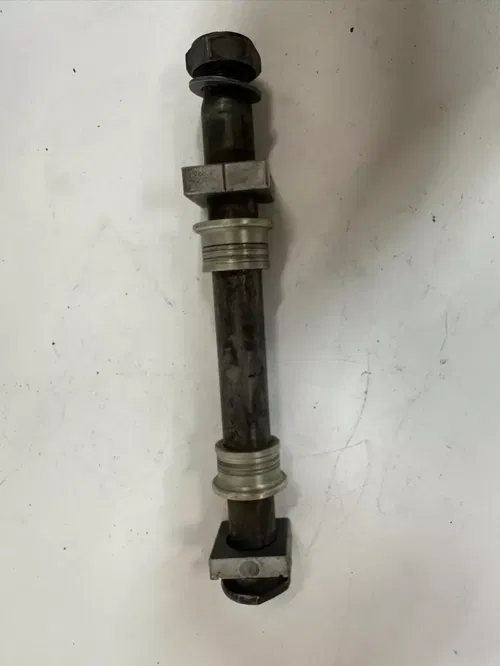2004 Honda CRF450R Rear Axle Back Wheel Bolt & Nut & Block OEM Stock 04 CRF