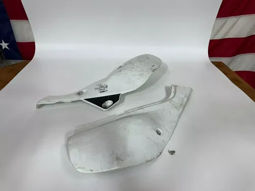 2009 Honda XR 650L Rear Side Covers RH & LH White OEM