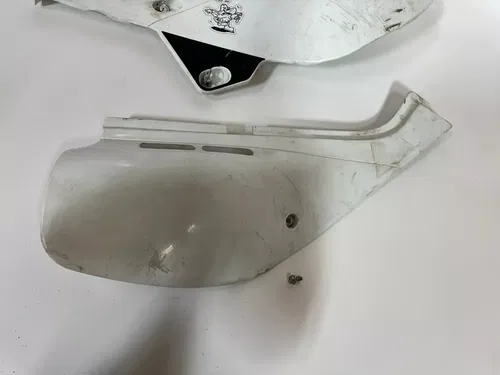 2009 Honda XR 650L Rear Side Covers RH & LH White OEM