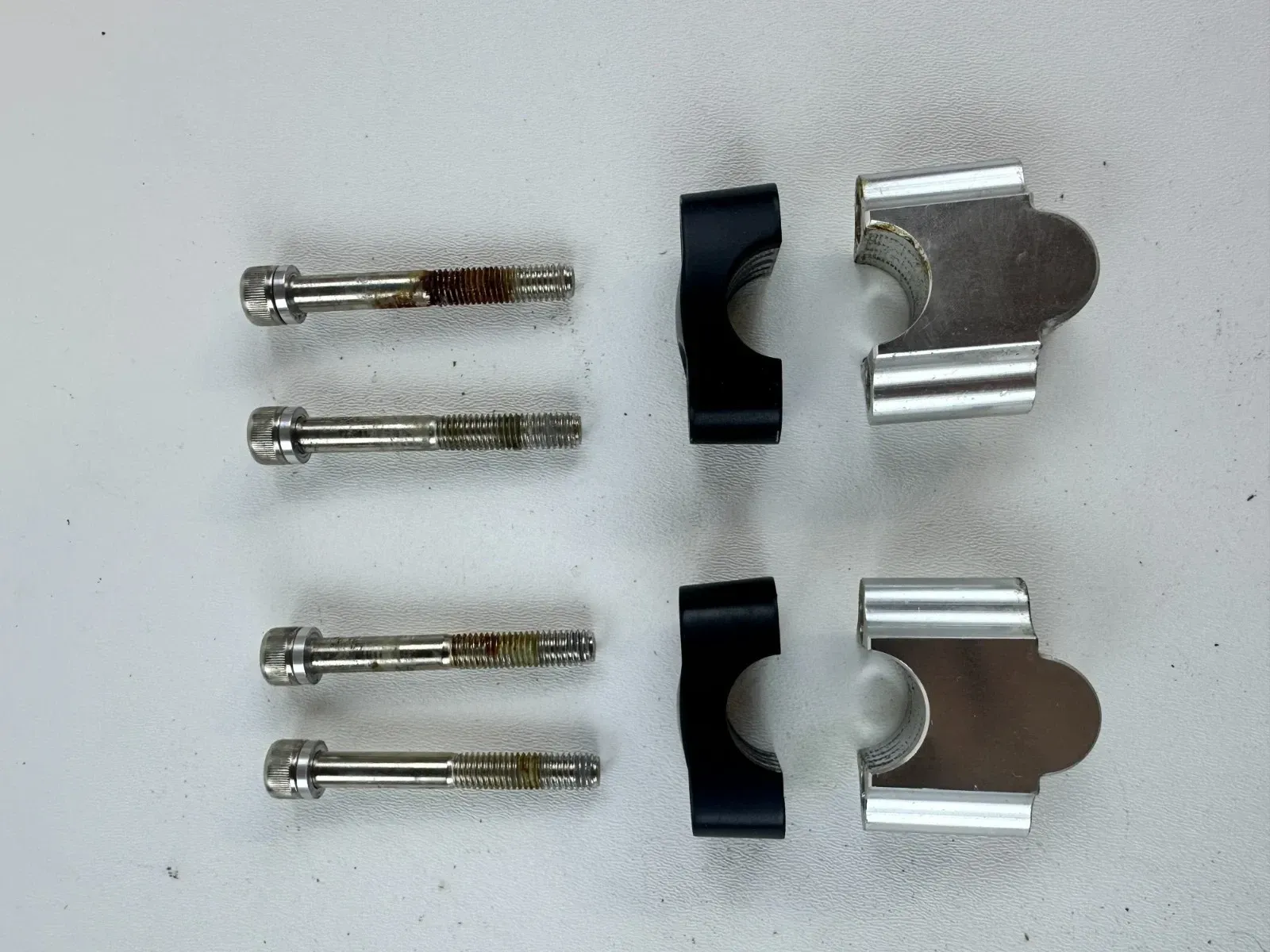 2008 Honda XR650L Handlebar Risers Clamp Set 7/8" Bar Fits Stock Triple Tree