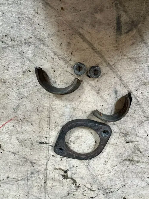 Honda XL185S 1981 Header Exhaust Clamp Clamps & Nuts 185S XL