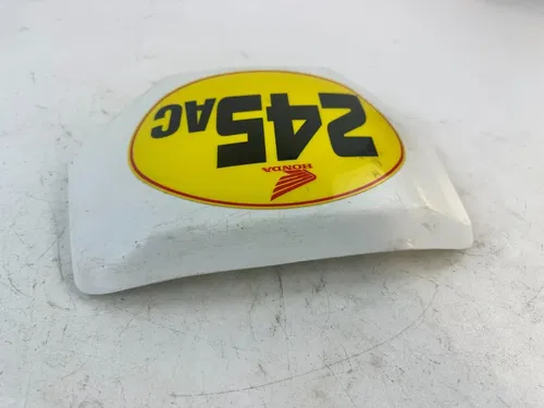 2001 Honda XR400R Front Upper Number Plate Plastic Panel White OEM Stock