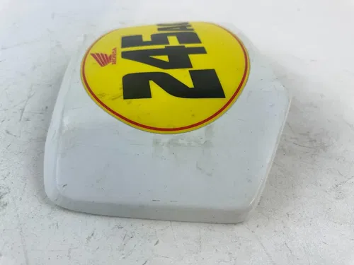 2001 Honda XR400R Front Upper Number Plate Plastic Panel White OEM Stock