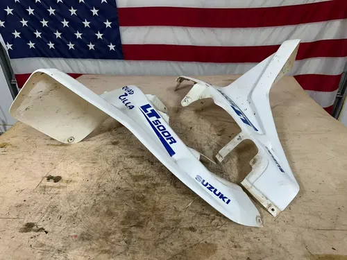 1987 Quadzilla Suzuki LT500R Front Fenders Fairings White Rare!
