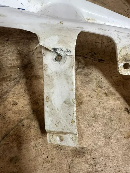 1987 Quadzilla Suzuki LT500R Front Fenders Fairings White Rare!