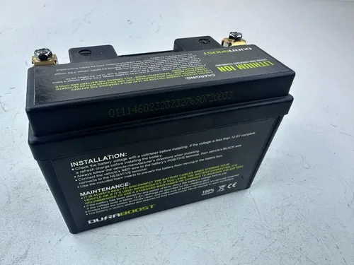 2022 Suzuki DRZ400SM Battery Lithium Ion Dura Boost w/tester button Universal