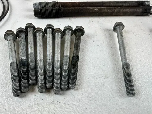 KTM 450SXF 2008 Battery Box Misc Parts bolts Radiator Brace Perch Bolts Nuts Etc