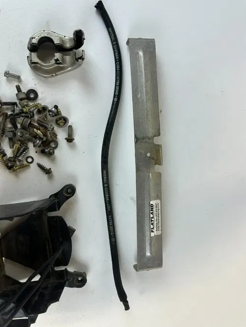 KTM 450SXF 2008 Battery Box Misc Parts bolts Radiator Brace Perch Bolts Nuts Etc
