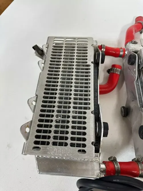 2002 Yamaha YZ250 Oversized GPI Racing Radiators & Hoses w/ Devol Guards