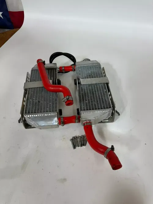2002 Yamaha YZ250 Oversized GPI Racing Radiators & Hoses w/ Devol Guards