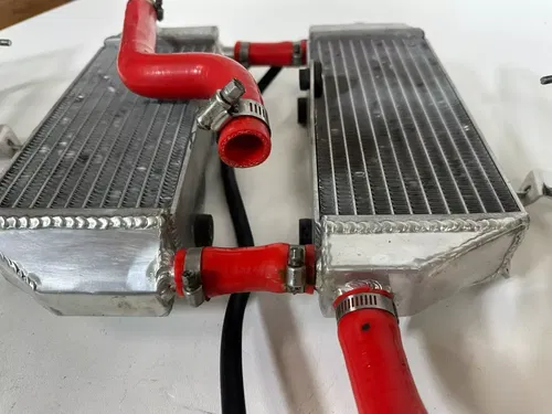 2002 Yamaha YZ250 Oversized GPI Racing Radiators & Hoses w/ Devol Guards