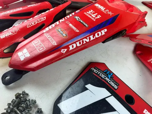 2021 CRF450R Plastic shrouds front rear fender plate fork guards 21-24