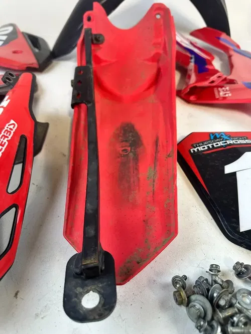 2021 CRF450R Plastic shrouds front rear fender plate fork guards 21-24
