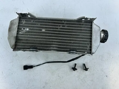 2018 Suzuki DRZ400SM Stock DENSO Fill Side Radiator OEM w/ sensor & Cap