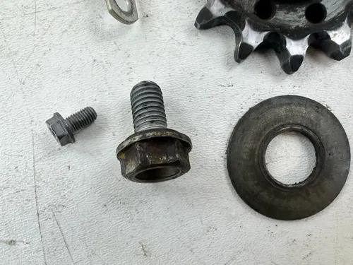 2015 KTM 250 SXF Misc Bolts Hardware Sprocket Ground Wire Oil Breather Hose LOT