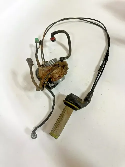 2008 Kawasaki KX450F KX450 KX 450 F Keihin Carburetor Carb & Throttle See VIDEO