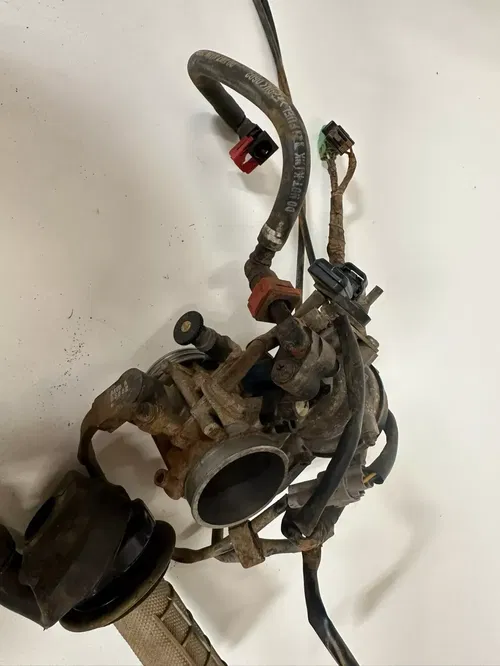 2008 Kawasaki KX450F KX450 KX 450 F Keihin Carburetor Carb & Throttle See VIDEO