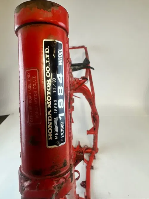 Honda 1984 XR200R Frame With Clean and Clear T1TLE! FREE SHIPPING