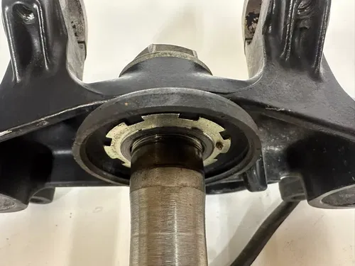 1986 Honda XL600R Triple Tree Clamp w/Bar Clamps Breather Hose & Cable Guide