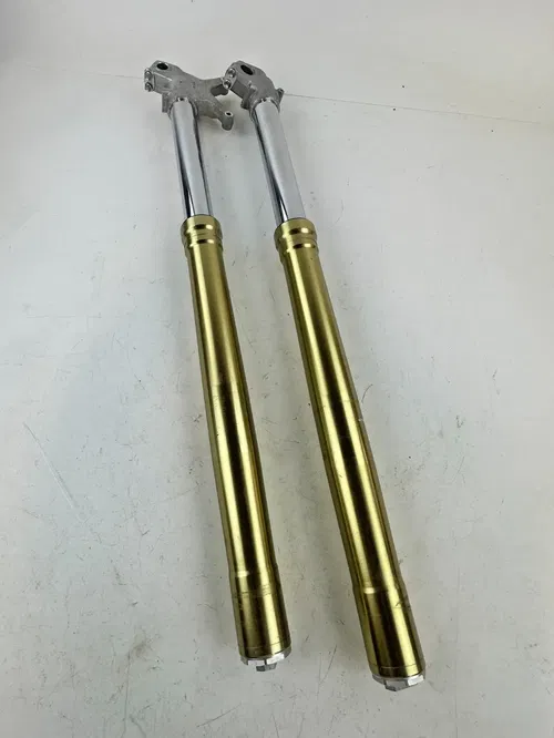 05-24 Suzuki DRZ400SM Forks Fork Set Front Suspension Tubes OEM Stock