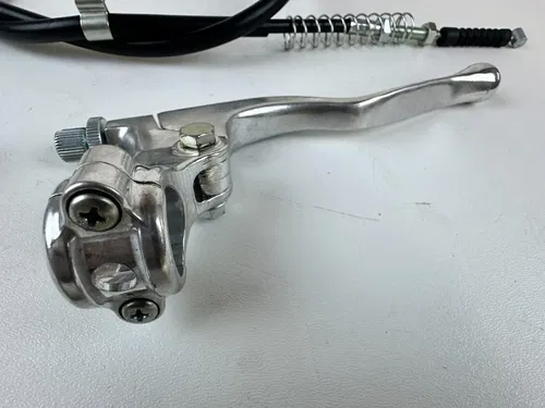 2025 HONDA CRF 110F OEM Stock Front Brake Cable Bracket & Lever w/perch 0HRS NEW