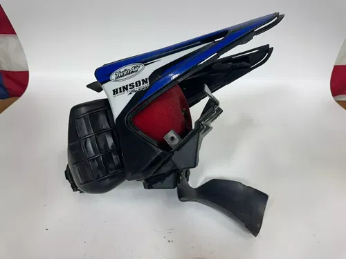 2002 Yamaha YZ250 Airbox Air Cleaner Filter Box Intake Rubber Boot Clamp OEM