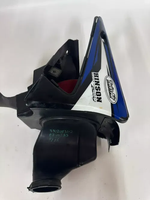 2002 Yamaha YZ250 Airbox Air Cleaner Filter Box Intake Rubber Boot Clamp OEM