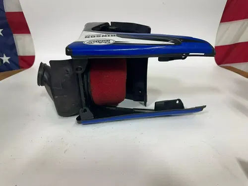 2002 Yamaha YZ250 Airbox Air Cleaner Filter Box Intake Rubber Boot Clamp OEM