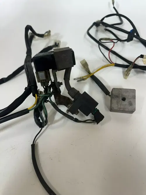 1987 HONDA XR600R Main Wiring Harness ECU CDI Voltage Regulator Turn Signal Wire