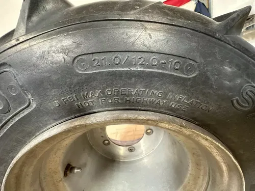 1987 Quadzilla Suzuki LT500R Rear Wheel & Sand TIre 21 12-10 DICO