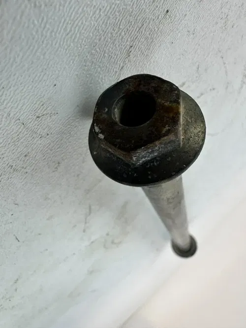1988 Honda XR600R Swingarm Through Pivot Bolt and Nut OEM Stock Nice Swing Arm