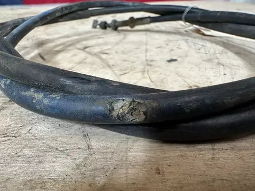1987 Quadzilla Suzuki LT500R Rear Brake Cable OEM 87-90