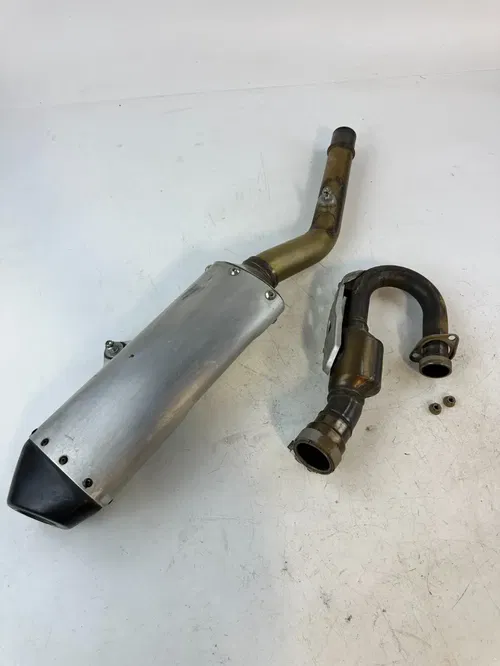 2024 Kawasaki KX250X Full Exhaust Muffler Slip on Header Pipes OEM Stock