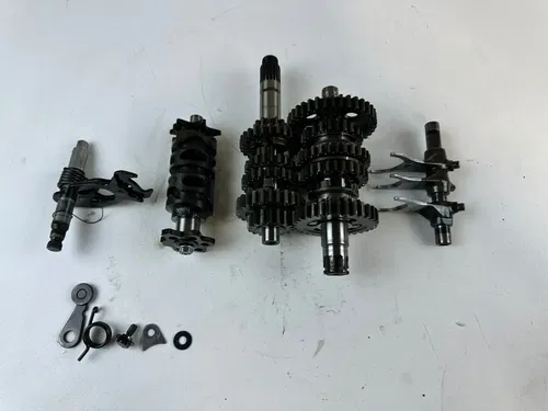 Honda 1984 XR200R Complete Transmission Gears Shift Shaft Forks & Drum Assembly