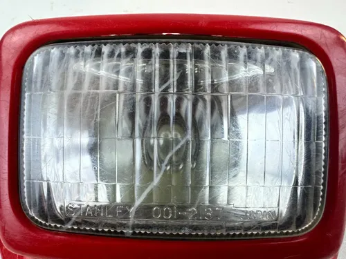 2001 Honda XR400R Headlight with Housing and Fork Rubber Clamps Assembly