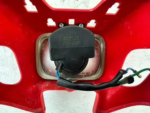 2001 Honda XR400R Headlight with Housing and Fork Rubber Clamps Assembly