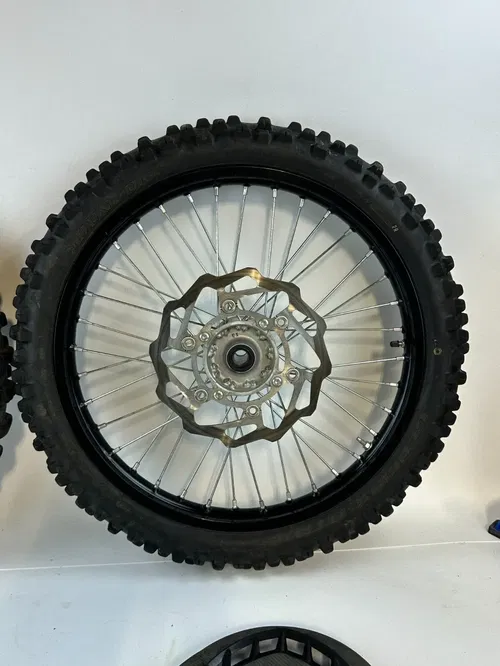 2024 Kawasaki KX250X DID Stock OEM Wheel Set Front 21" Rear 18" W/ Spacers etc