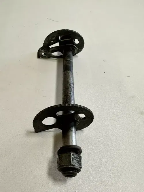 1984 Honda XR250R  Rear Axle Assembly OEM Stock