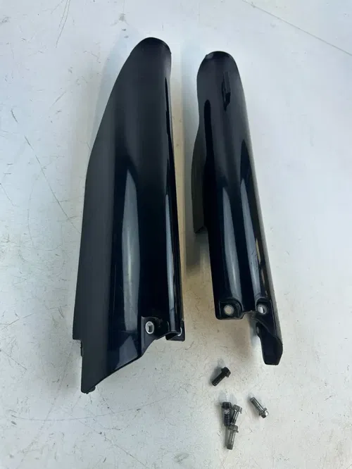 2008 Suzuki RMZ 450 Fork Guard Protectors Plastics Made In Italy Quality Ones!