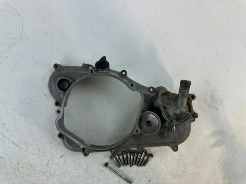 2008 Honda CRF 250R Stock  Inner Clutch Cover w/ water pump & Bolts OEM