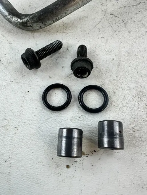 SUZUKI DRZ400SM 05-24 Oil Line Hard pipe Hose Frame to engine OEM Stock
