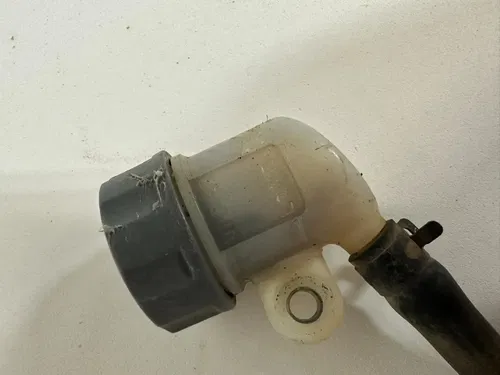 1997 HONDA XR400R STOCK NISSIN Rear Brake Master Cylinder Hose & Reservoir OEM